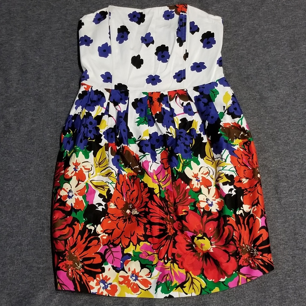 Forever21 floral tube top dress size small